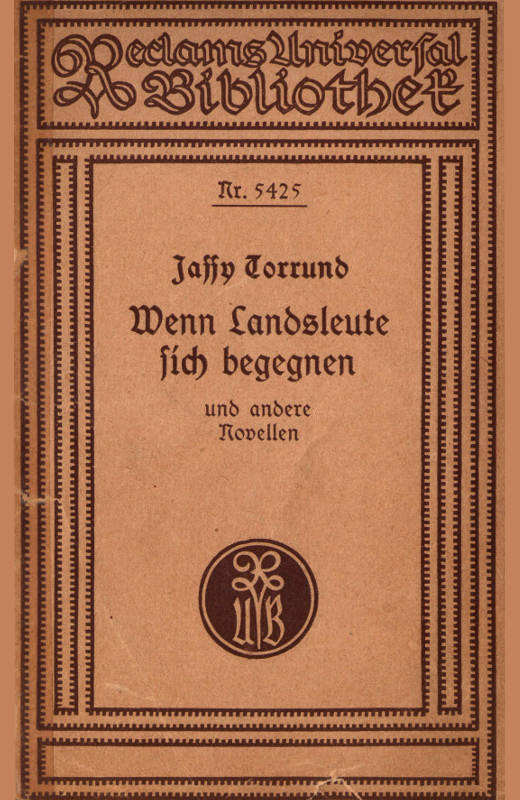 Wenn Landsleute sich begegnen, und andere Novellen Wenn Landsleute sich begegnen, und andere Novellen
