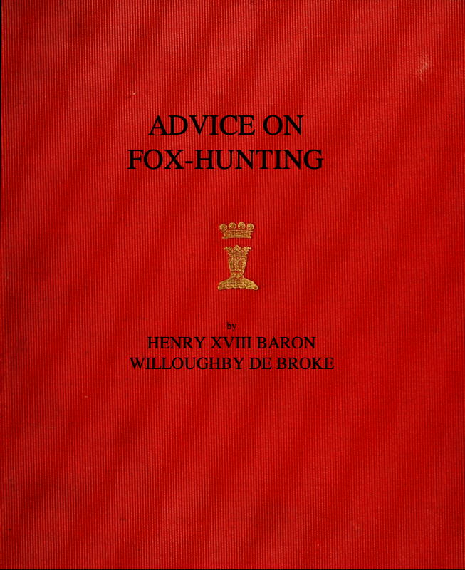 Advice on Fox-Hunting Advice on Fox-Hunting