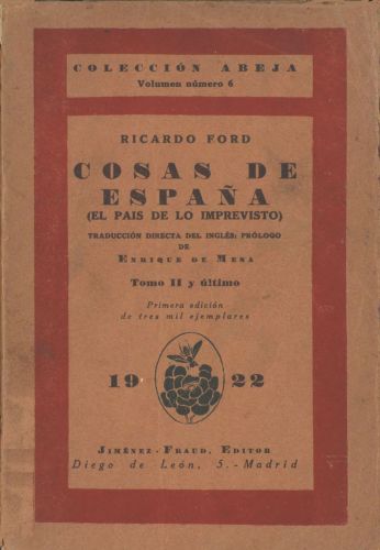 Cosas de España; tomo 2
(El país de lo imprevisto)