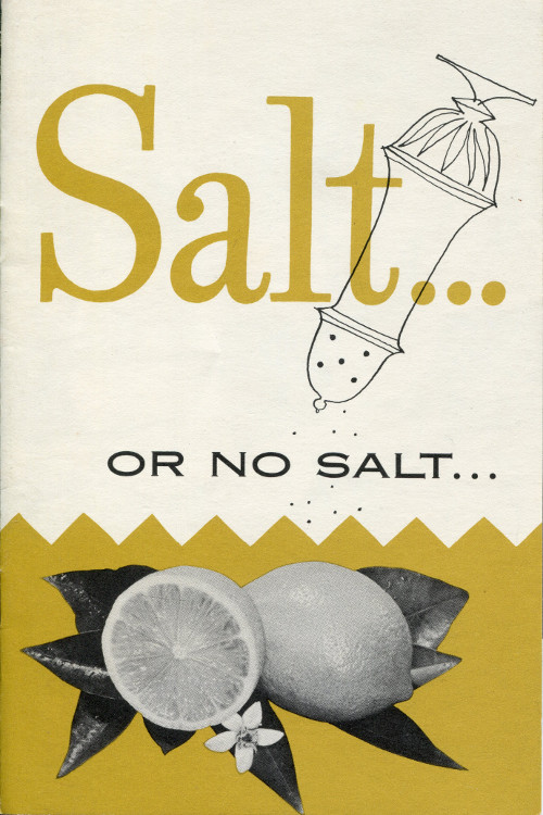 Salt ... or No Salt ... Salt ... or No Salt ...