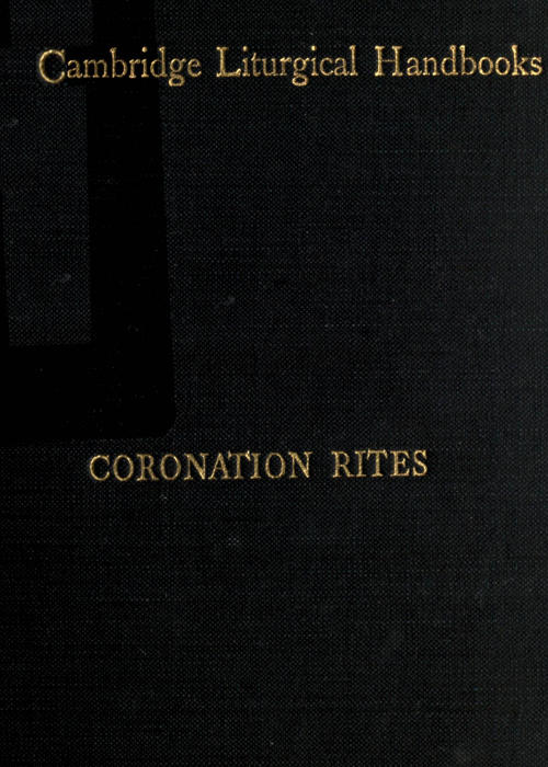 Coronation Rites Coronation Rites