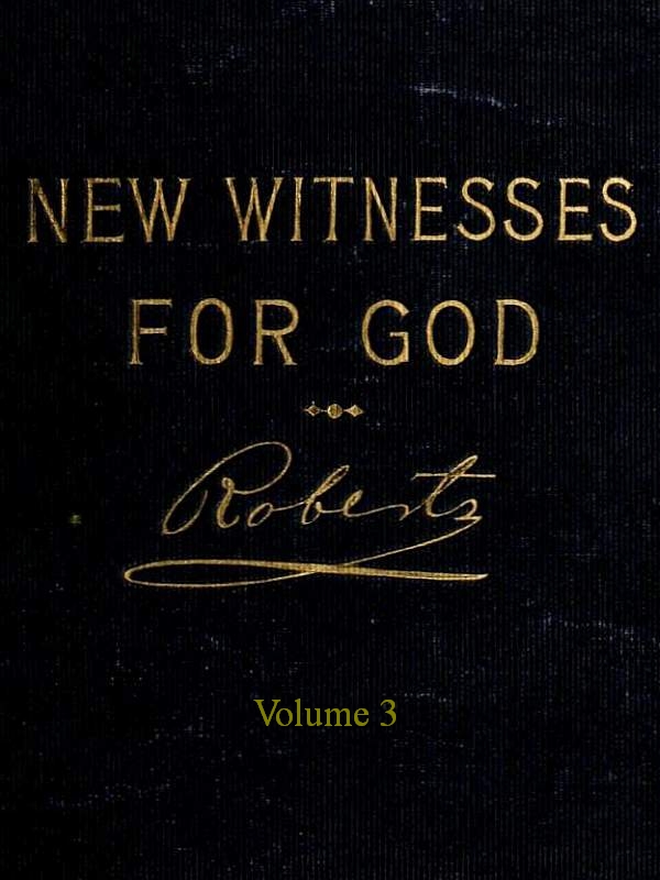 New Witnesses for God (Volume 3 of 3) New Witnesses for God (Volume 3 of 3)