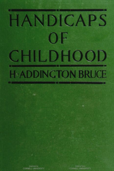 Handicaps of Childhood Handicaps of Childhood