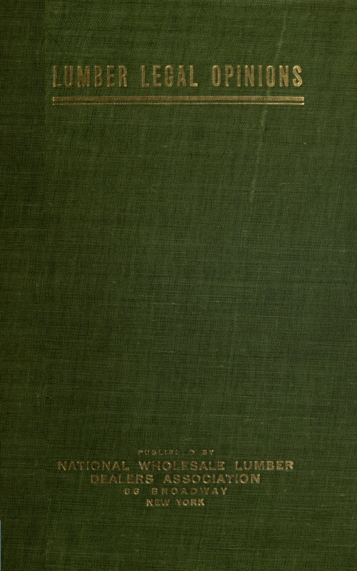 Lumber Legal Opinions