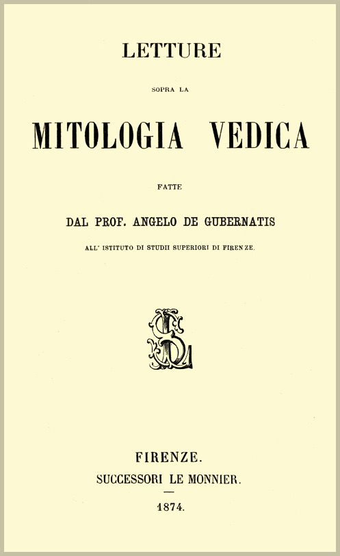 Letture sopra la mitologia vedica Letture sopra la mitologia vedica