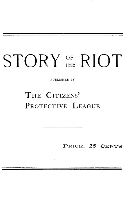Story of the Riot Story of the Riot