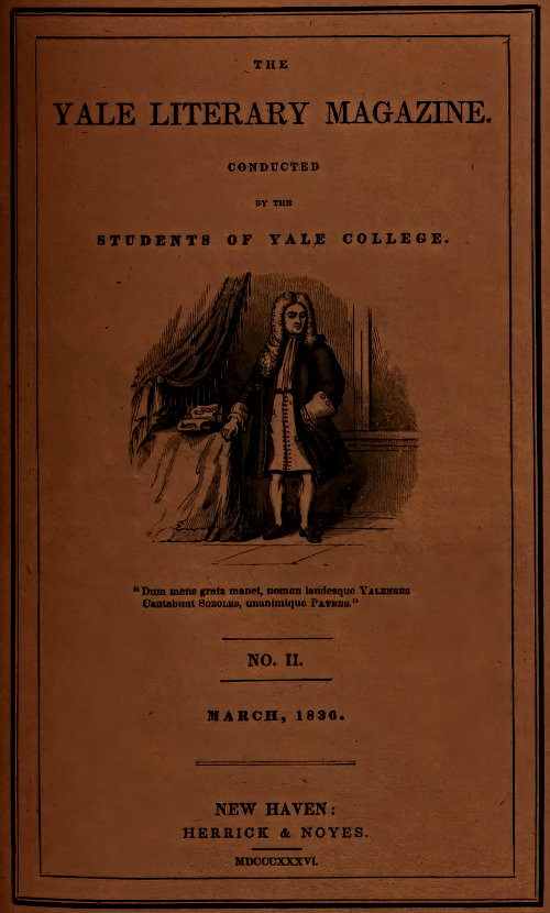 The Yale Literary Magazine (Vol. I, No. 2, March 1836)