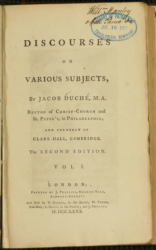 Discourses on Various Subjects, Vol. 1 (of 2) Discourses on Various Subjects, Vol. 1 (of 2)