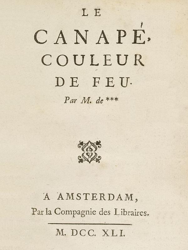 Le Canapé couleur de feu Le Canapé couleur de feu