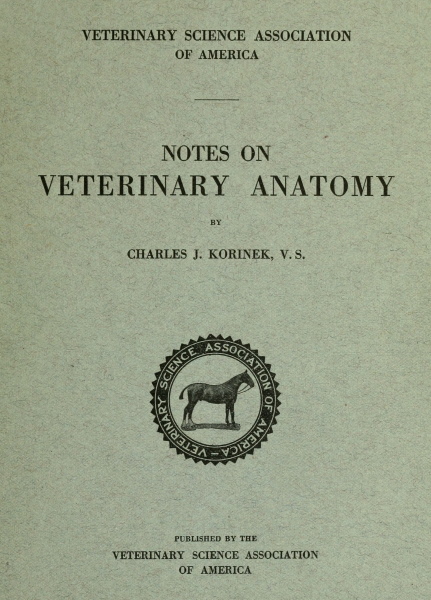 Notes on Veterinary Anatomy Notes on Veterinary Anatomy