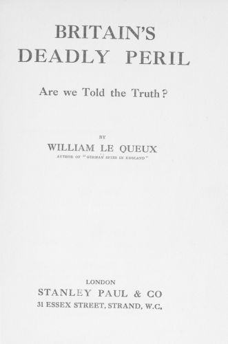 Britain's Deadly Peril: Are We Told the Truth? Britain's Deadly Peril: Are We Told the Truth?