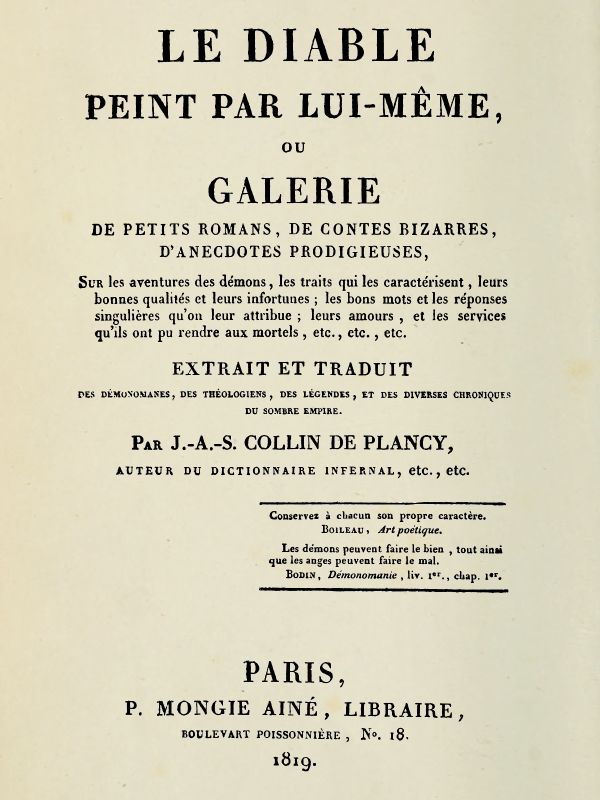 Le diable peint par lui-même Le diable peint par lui-même
