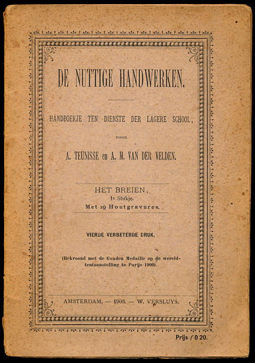 De nuttige handwerken: handboekje ten dienste der lagere school De nuttige handwerken: handboekje ten dienste der lagere school