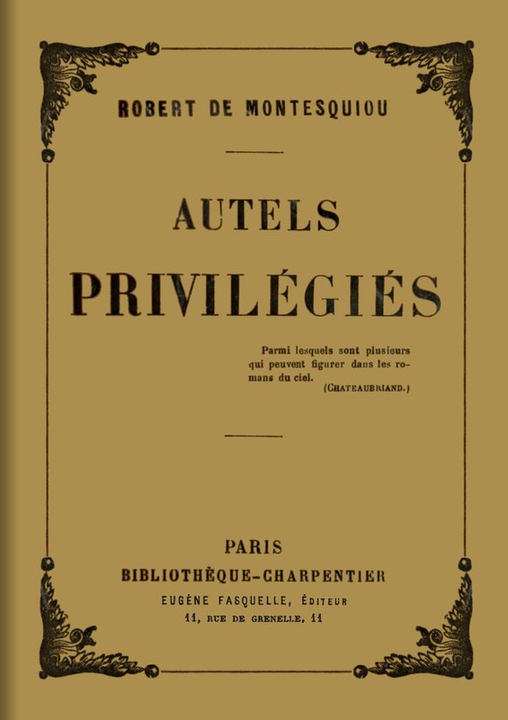 Autels privilégiés Autels privilégiés