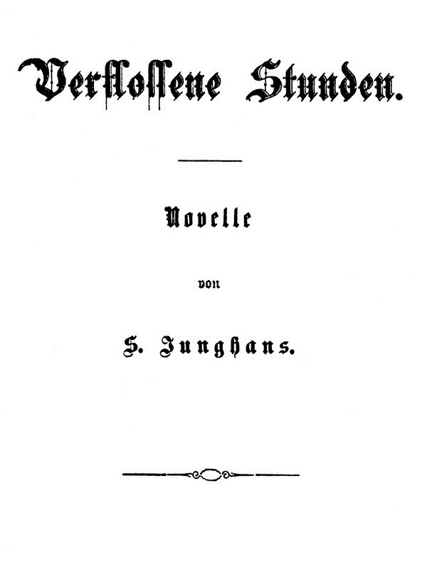 Verflossene Stunden: Novelle Verflossene Stunden: Novelle