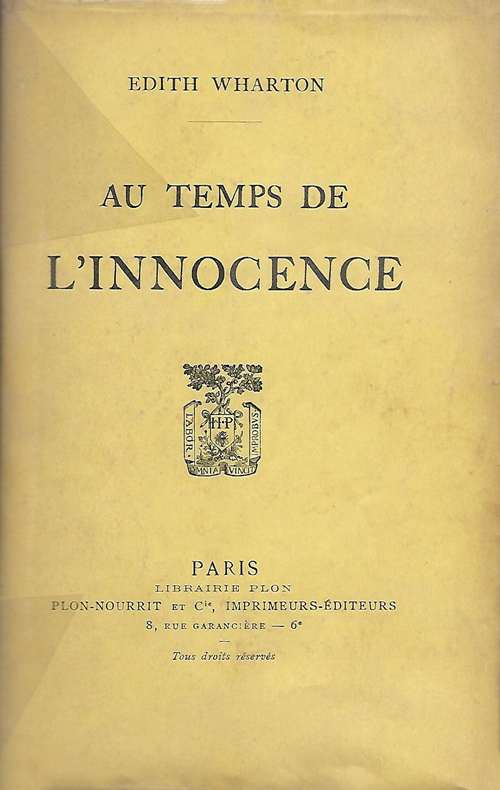 Au temps de l'innocence Au temps de l'innocence