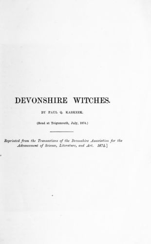 Devonshire Witches Devonshire Witches