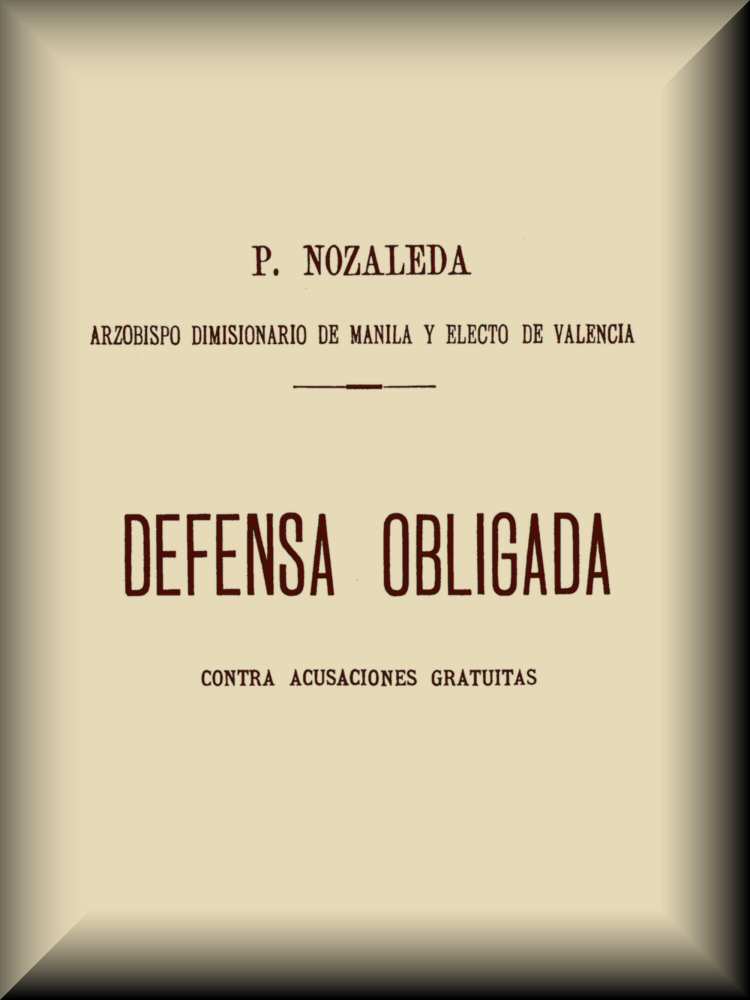 Defensa obligada contra acusaciones gratuitas