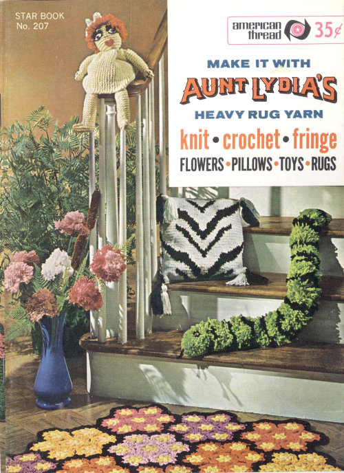 Make It With Aunt Lydia's Heavy Rug Yarn Make It With Aunt Lydia's Heavy Rug Yarn