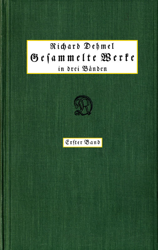 Gesammelte Werke in drei Bänden (1/3)
