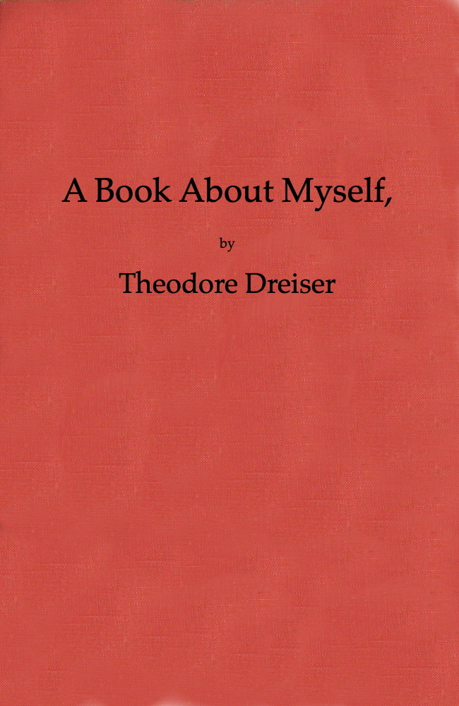 A Book About Myself A Book About Myself