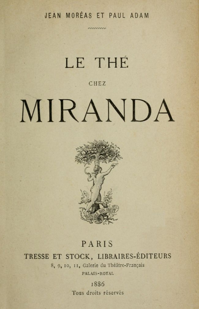 Le thé chez Miranda Le thé chez Miranda