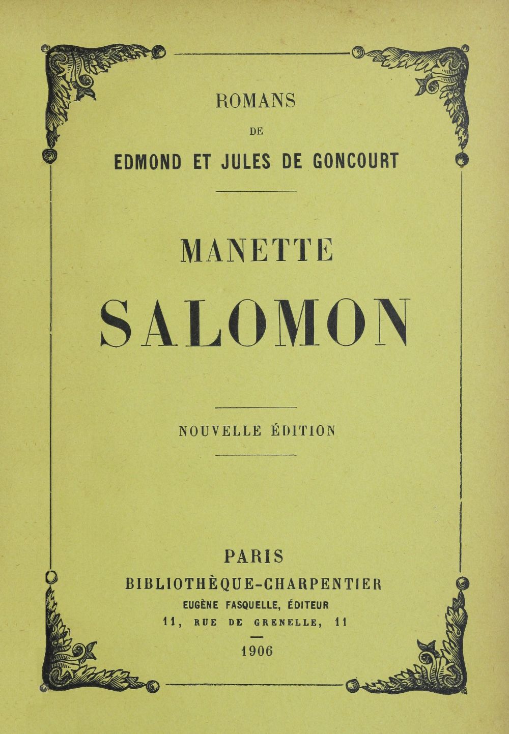 Manette Salomon Manette Salomon