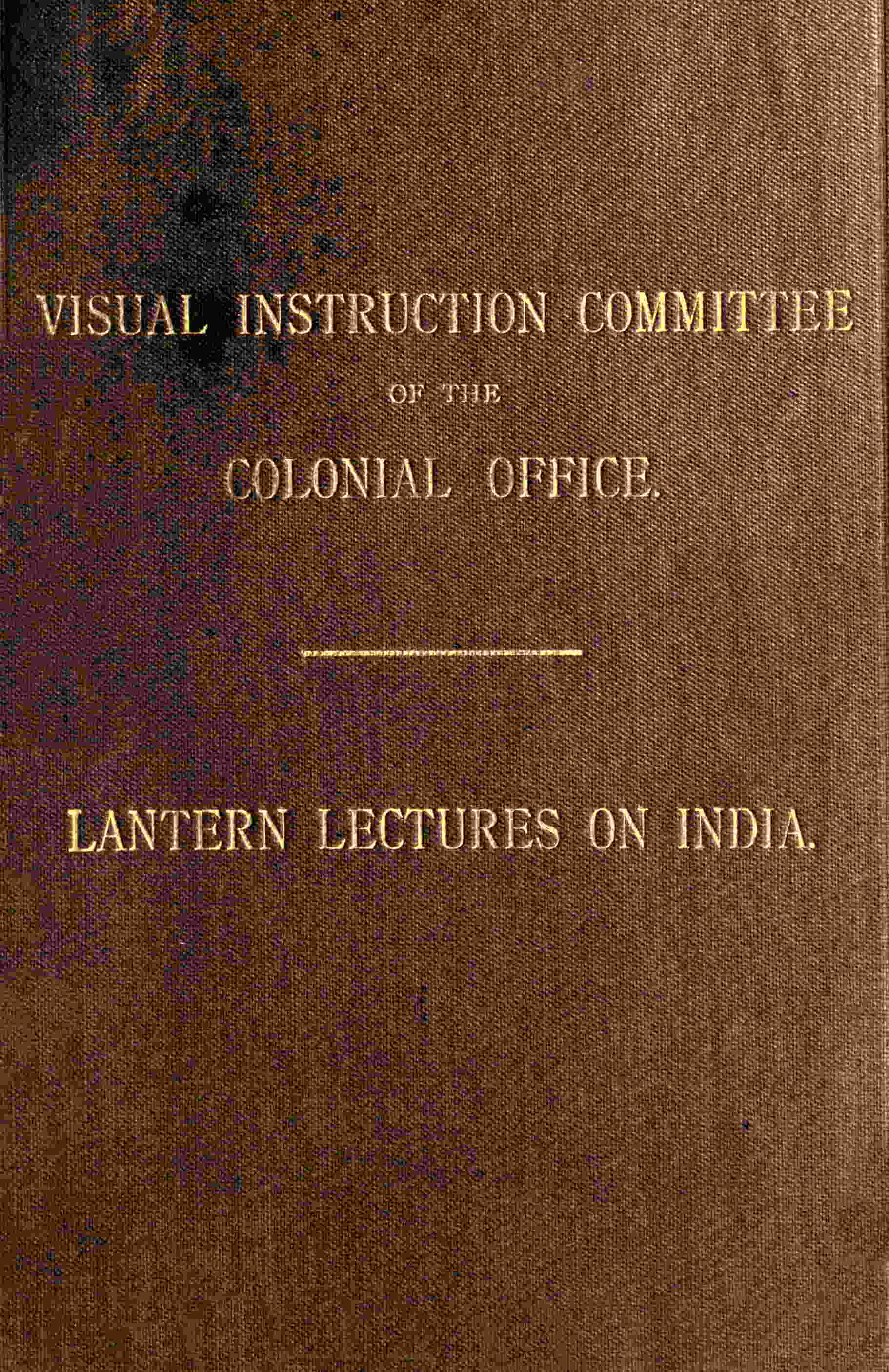 Eight Lectures on India