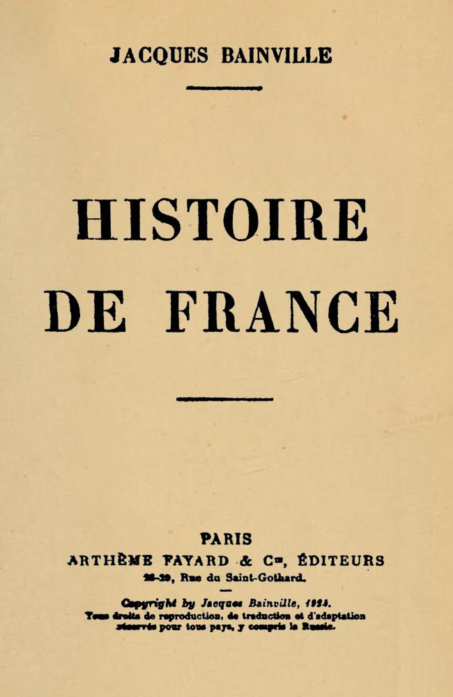 Histoire de France Histoire de France