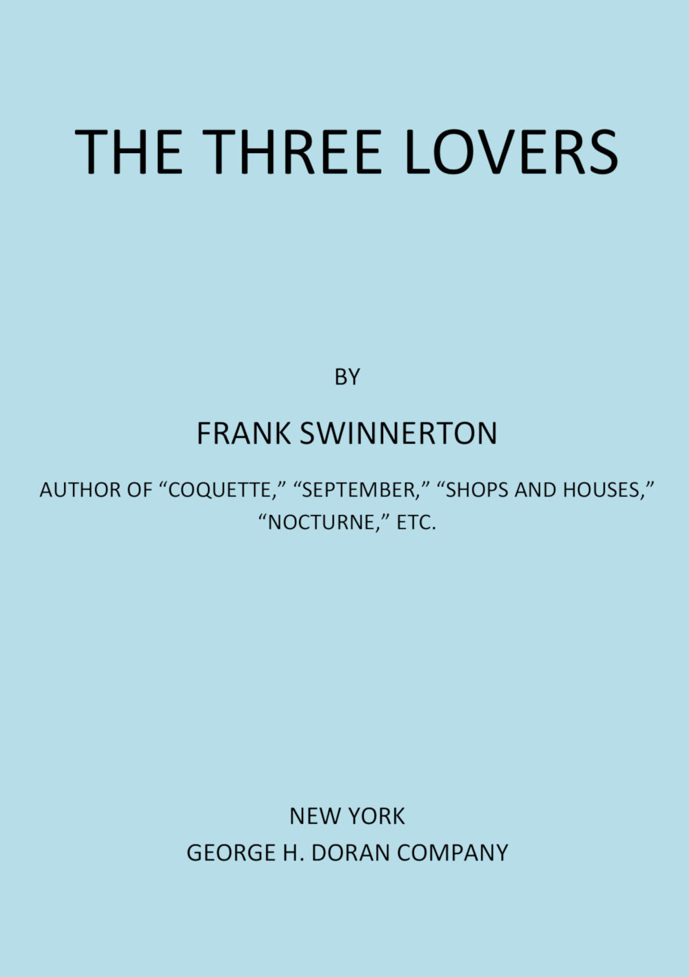 The Three Lovers The Three Lovers