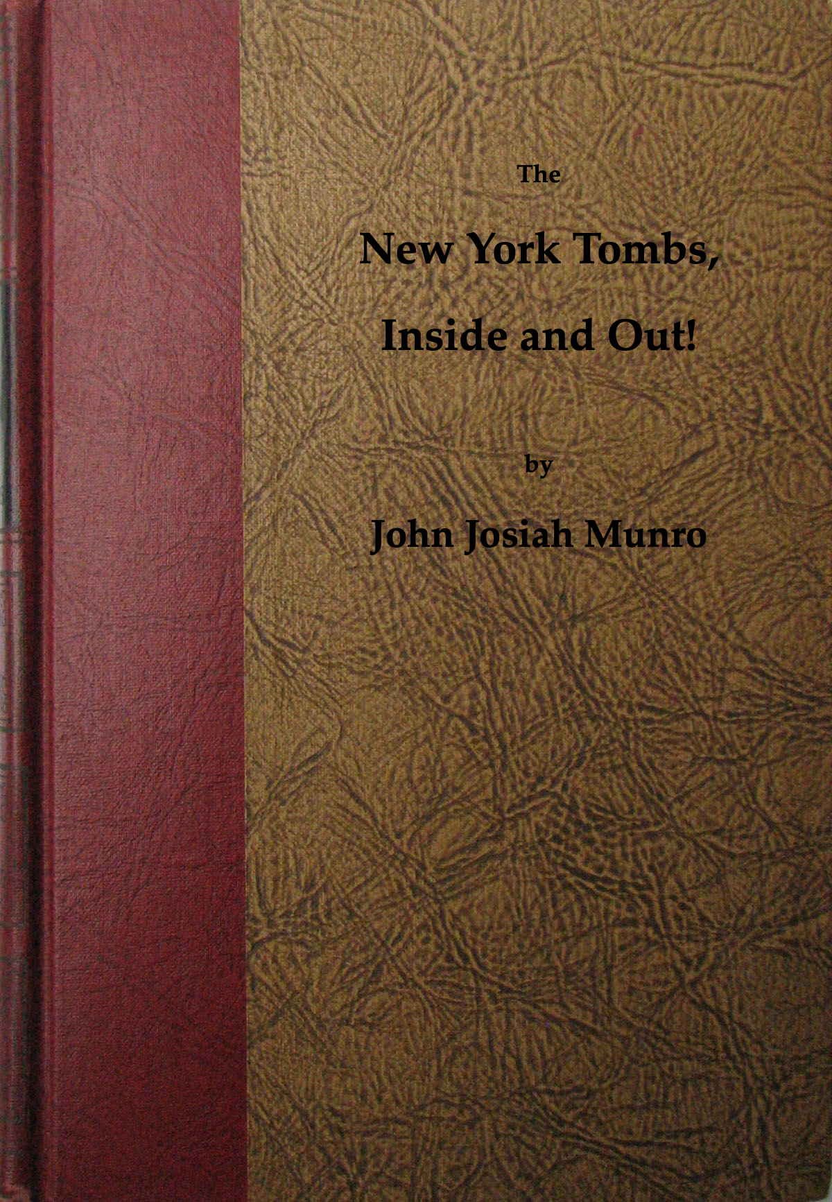 The New York Tombs Inside and Out!
Scenes and Reminiscences Coming Down to the Present. A Story Stranger Than Fiction, with an Historic Account of America's Most Famous Prison.