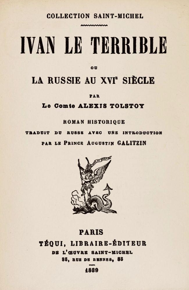 Ivan le terrible; ou, La Russie au XVIe siècle Ivan le terrible; ou, La Russie au XVIe siècle