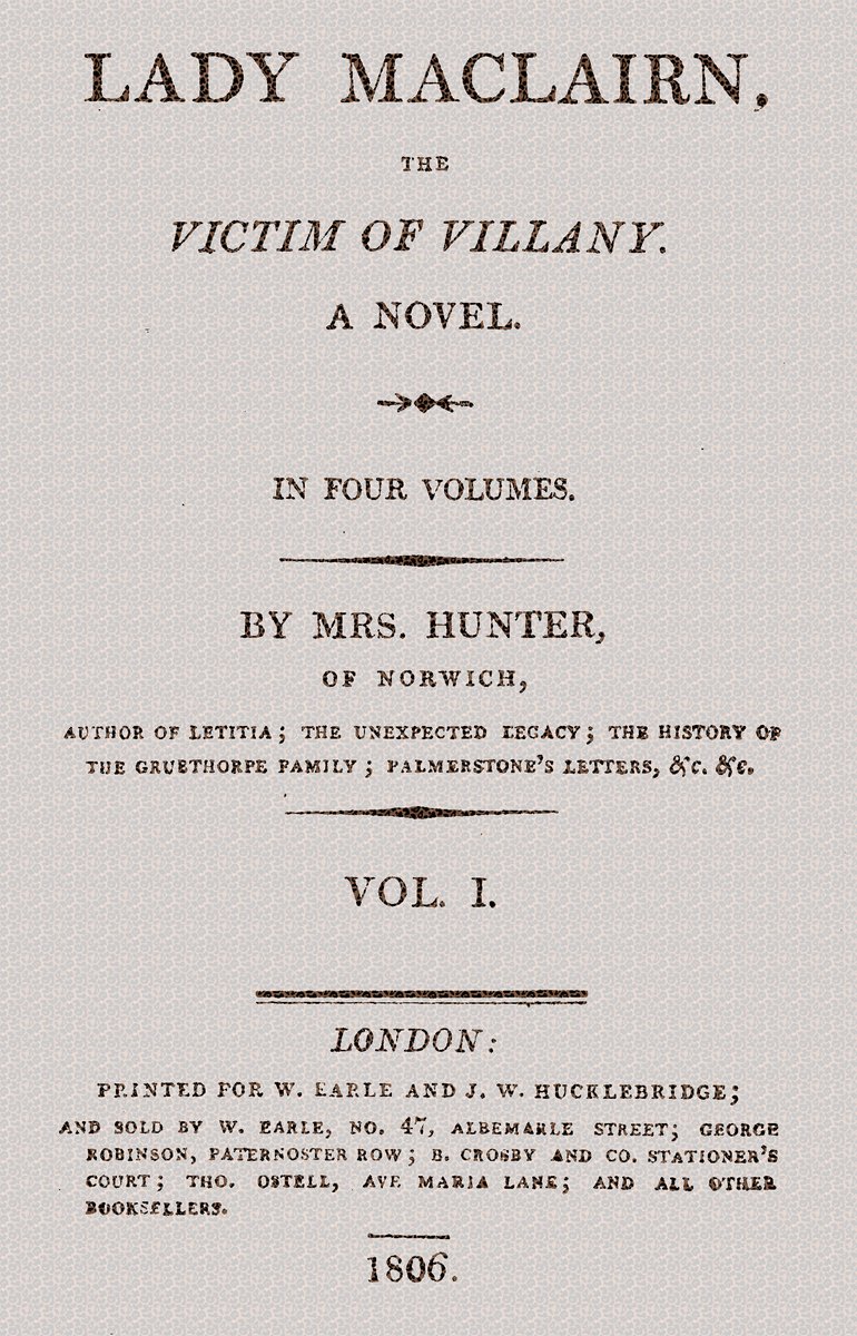 Lady Maclairn, the victim of villany Lady Maclairn, the victim of villany