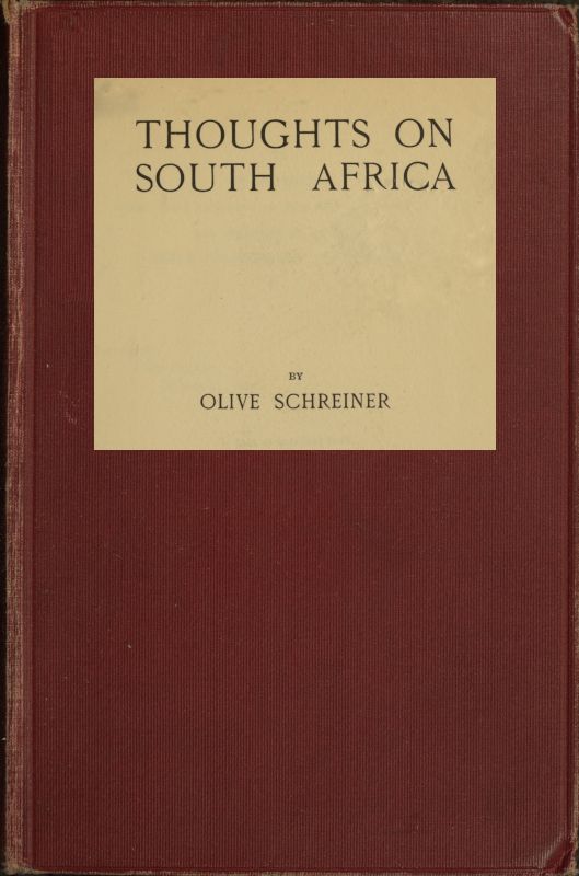 Thoughts on South Africa Thoughts on South Africa