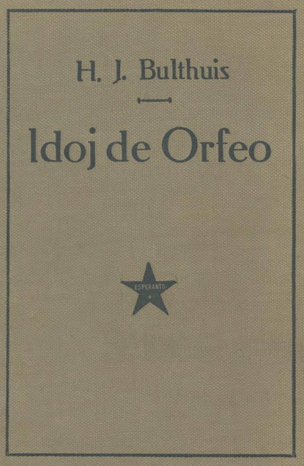 Idoj de Orfeo Idoj de Orfeo
