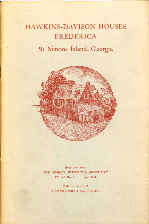 Hawkins-Davison Houses, Frederica, St. Simons Island, Georgia Hawkins-Davison Houses, Frederica, St. Simons Island, Georgia