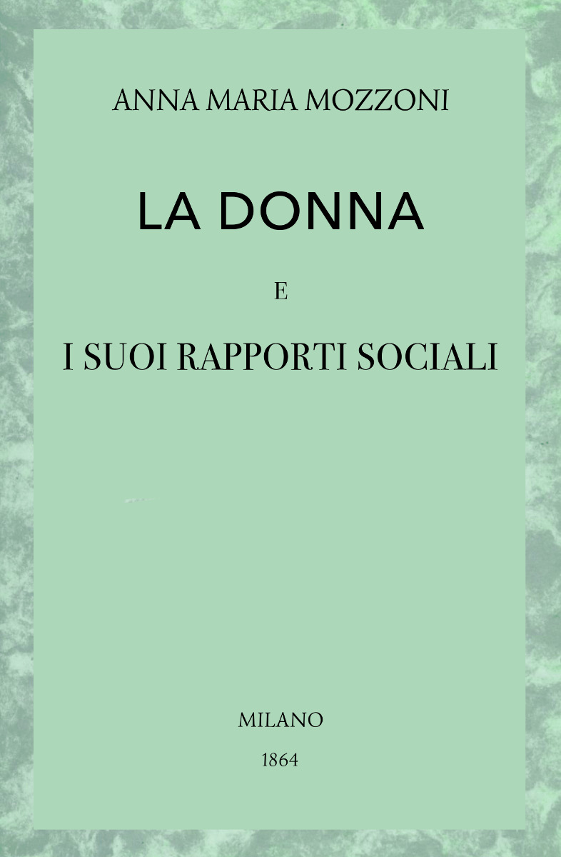 La donna e i suoi rapporti sociali