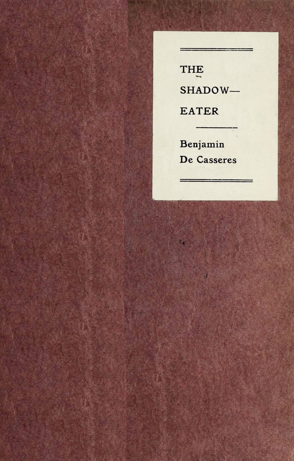 The Shadow-Eater The Shadow-Eater