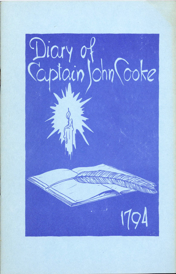Diary of Captain John Cooke, 1794 Diary of Captain John Cooke, 1794