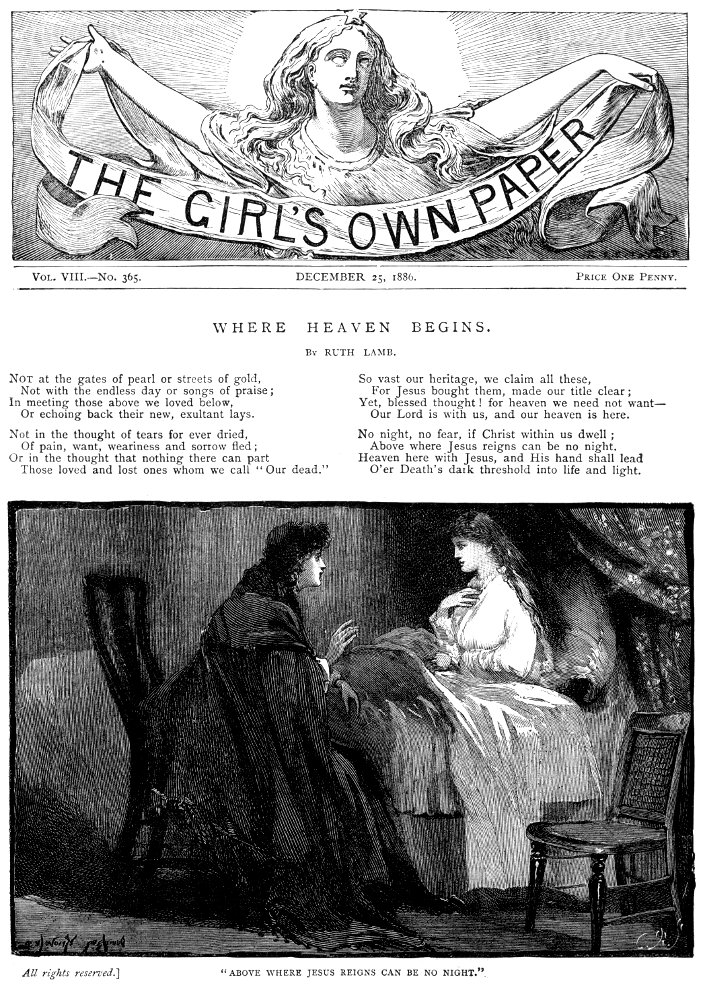 The Girl's Own Paper, Vol. VIII, No. 365, December 25, 1886 The Girl's Own Paper, Vol. VIII, No. 365, December 25, 1886
