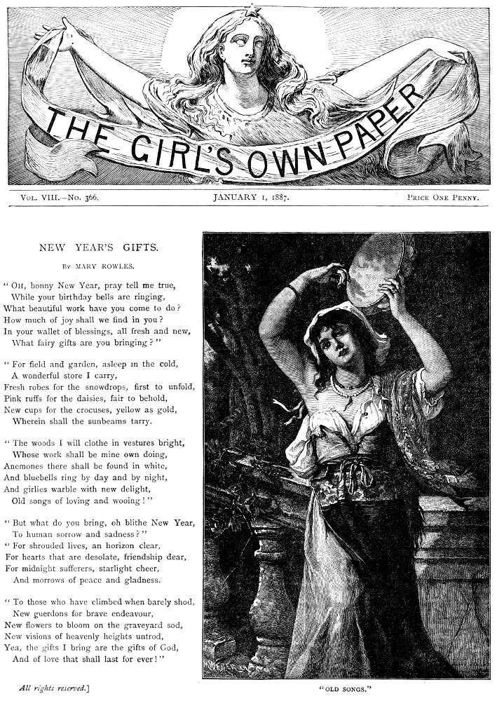 The Girl's Own Paper, Vol. VIII, No. 366, January 1, 1887