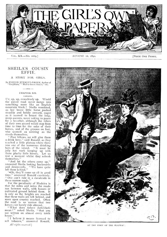 The Girl's Own Paper, Vol. XX, No. 1024, August 12, 1899 The Girl's Own Paper, Vol. XX, No. 1024, August 12, 1899