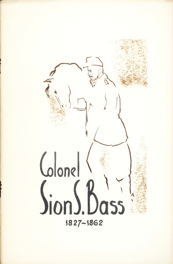 Albay Sion S. Bass, 1827-1862 Albay Sion S. Bass, 1827-1862