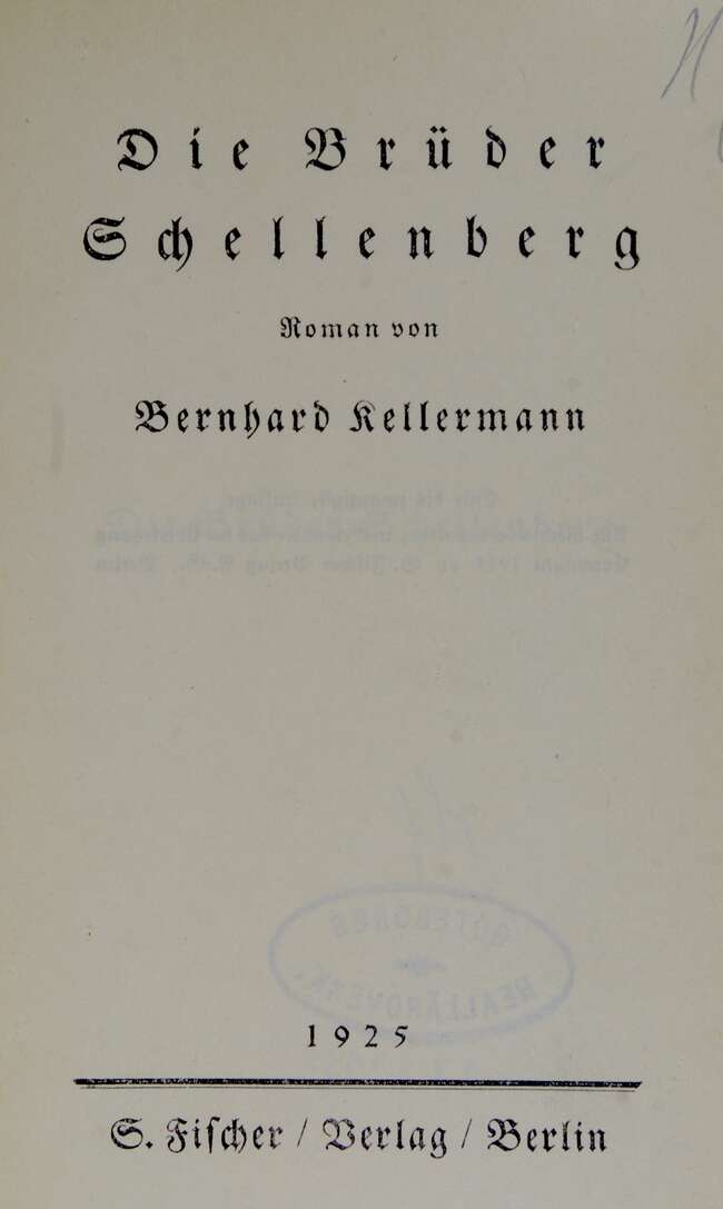 Die Brüder Schellenberg Die Brüder Schellenberg