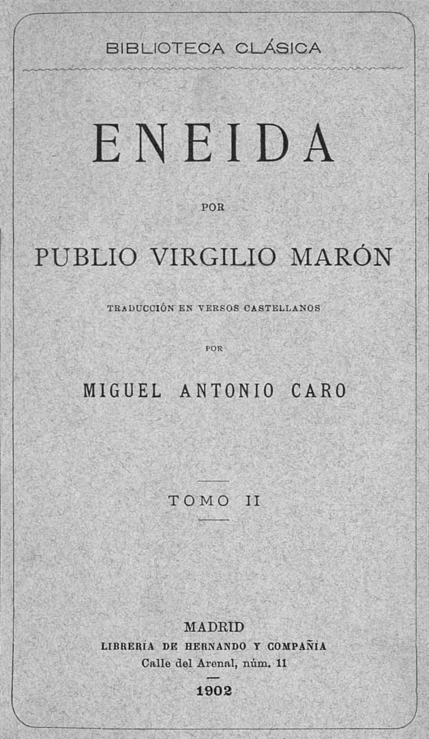 Eneida; v. 2 de 2