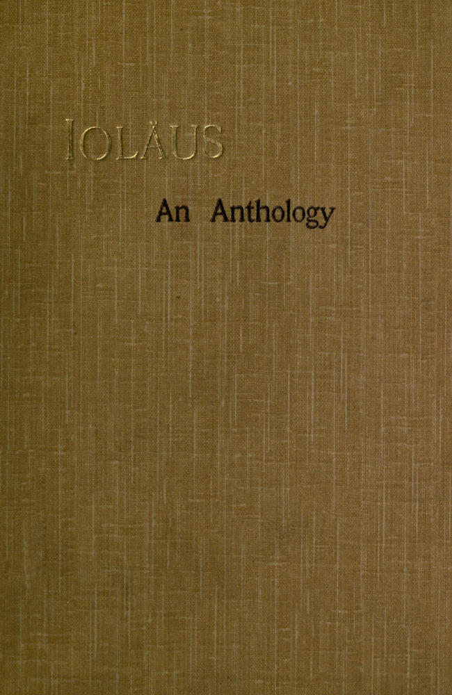 Ioläus: An Anthology of Friendship Ioläus: An Anthology of Friendship