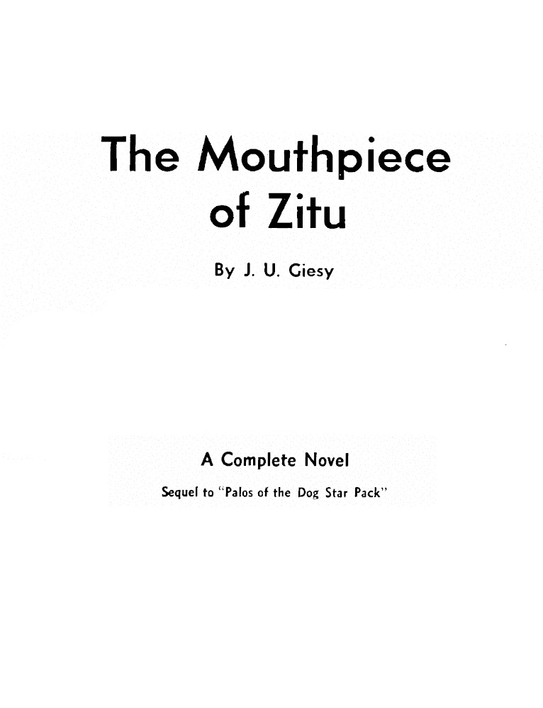 The Mouthpiece of Zitu The Mouthpiece of Zitu