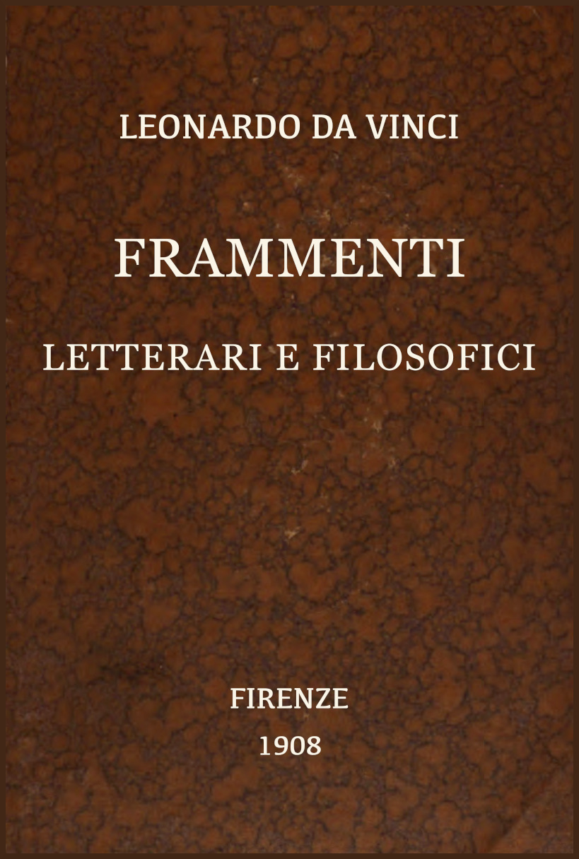 Frammenti letterari e filosofici Frammenti letterari e filosofici