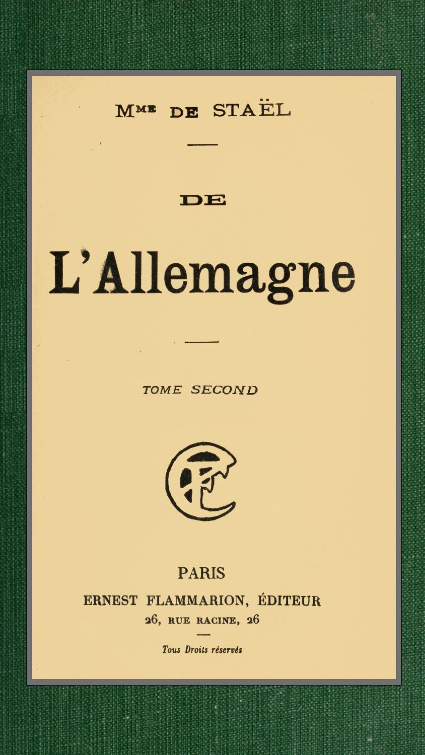 De l'Allemagne; t. 2 De l'Allemagne; t. 2