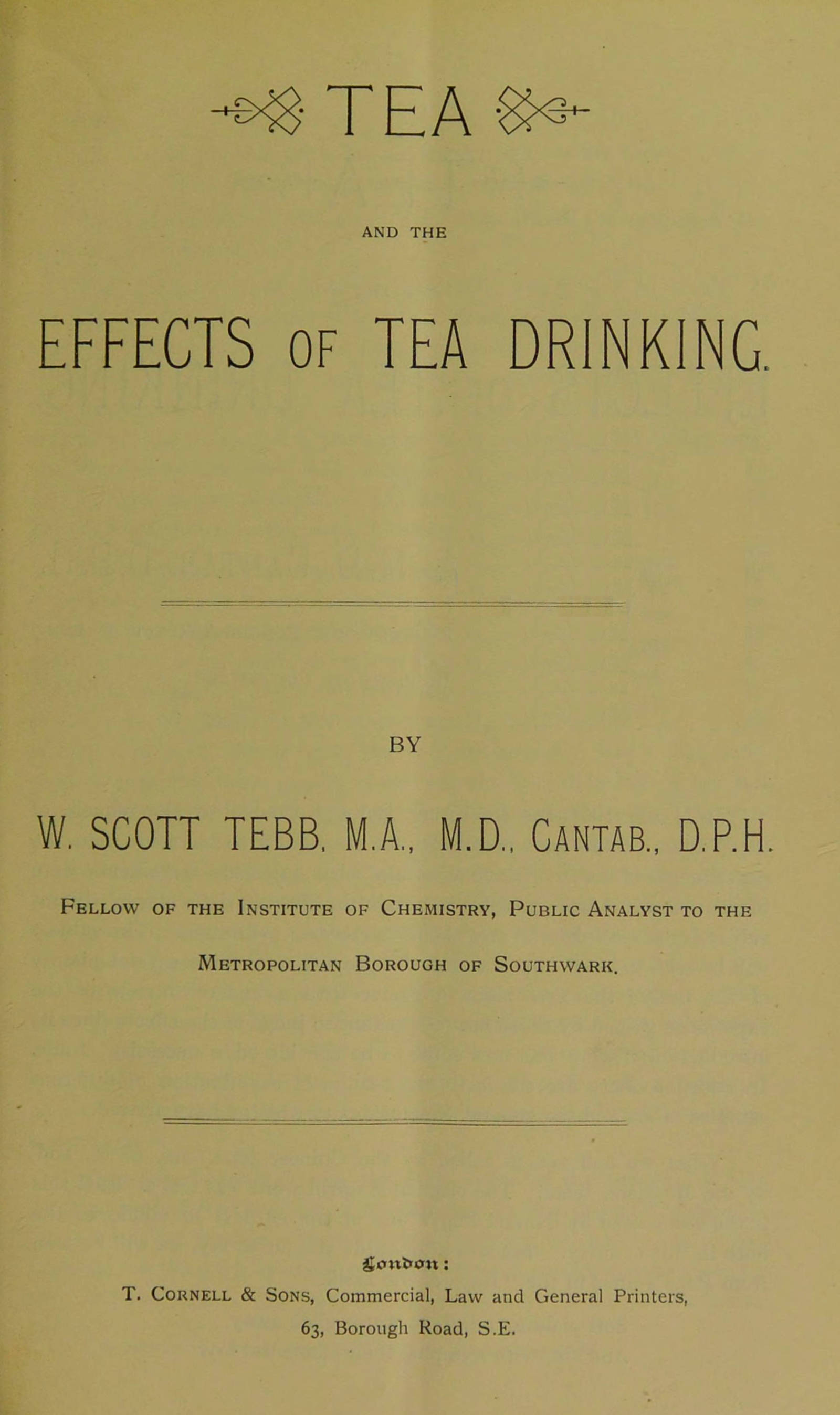 Tea and the effects of tea drinking Tea and the effects of tea drinking